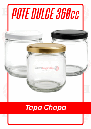 POTE DULCE 360cc Tapa Chapa