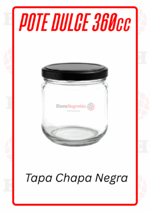 POTE DULCE 360cc Tapa Chapa - Imagen 5