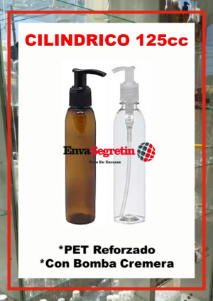 Cilindrico PET 125cc c/Bomba Cremera