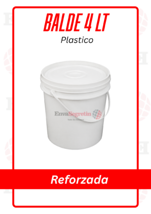 BALDE PLASTICO 4 LT