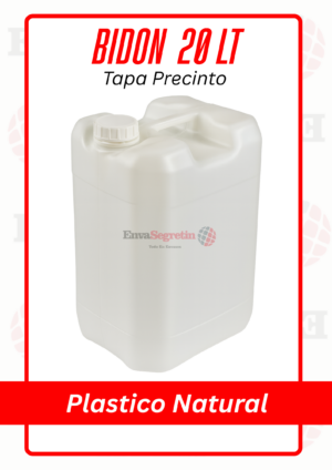 BIDON PLASTICO 20 LT