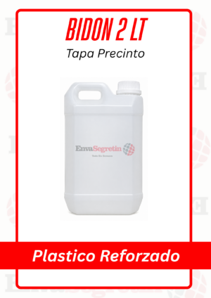 BIDON PLASTICO 2 LT