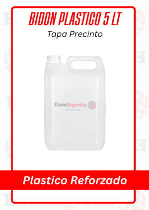 BIDON PLASTICO 5 LT