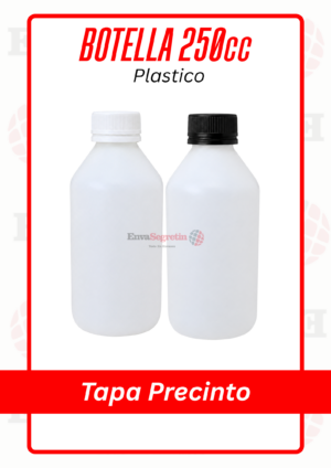 BOTELLA PLASTICA COMUN 250cc PAD