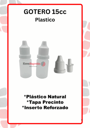 Gotero Plastico 15cc