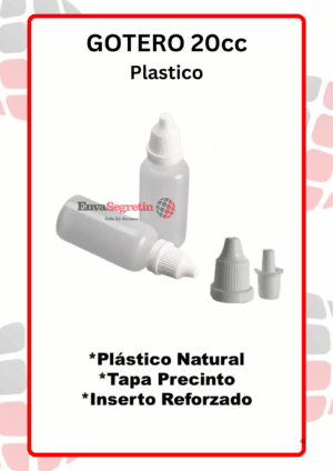 Gotero Plastico 20cc