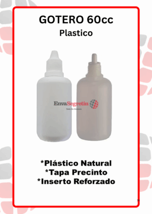 Gotero Plastico 60cc