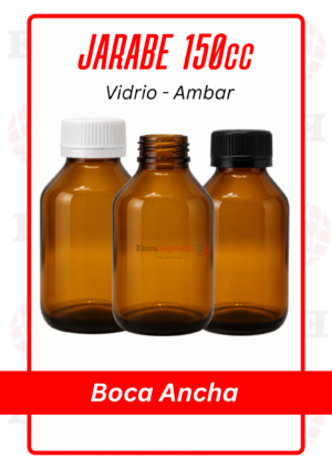 JARABE VIDRIO AMBAR 150cc