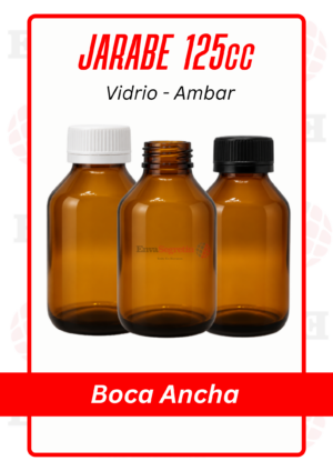 JARABE VIDRIO AMBAR 125cc