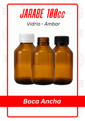 JARABE VIDRIO AMBAR 100cc
