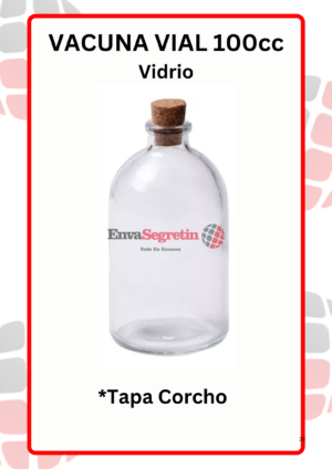 Vacuna Blanca 100cc Con Corcho