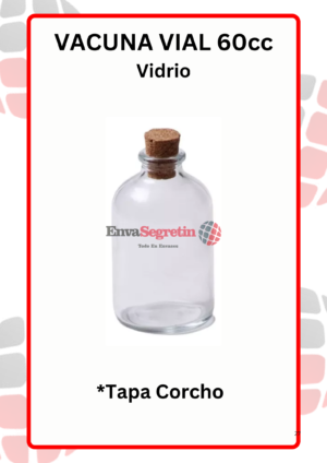 Vacuna Incoloro 60cc Con Corcho