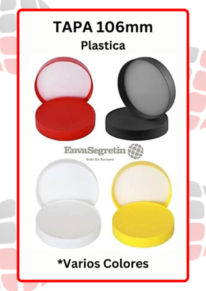 Tapa Plastica Rosca 106mm