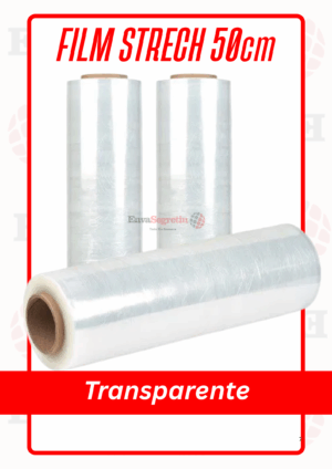 FILM STRECH 50cm TRANSPARENTE