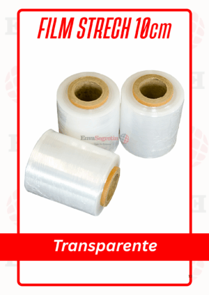 FILM STRECH 10cm TRANSPARENTE