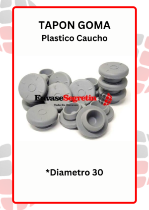 Tapon Goma B/30
