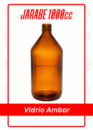 JARABE AMBAR VIDRIO 1000cc CON TAPA
