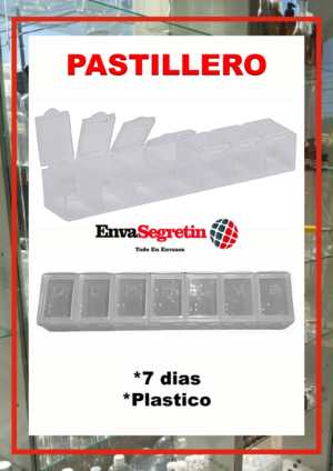 Pastillero Plástico 7 Días