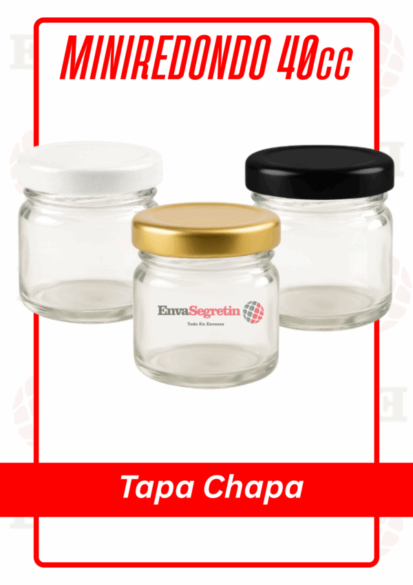 MINIREDONDO 40cc Tapa Chapa