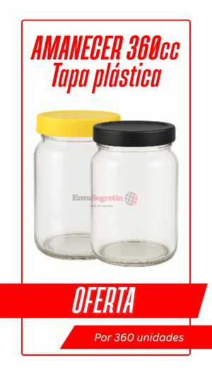 AMANECER 360cc Tapa Plástica