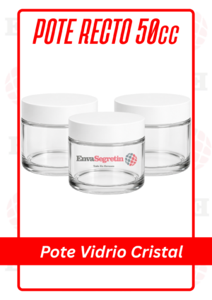 POTE RECTO VIDRIO CRISTAL 50cc
