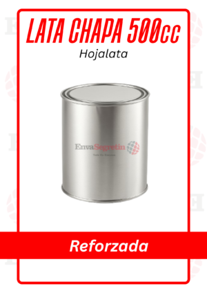 LATA HOJALATA 500cc