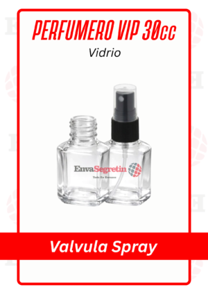 PERFUMERO VIDRIO VIP 30cc