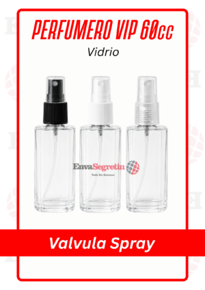 PERFUMERO VIDRIO VIP 60cc