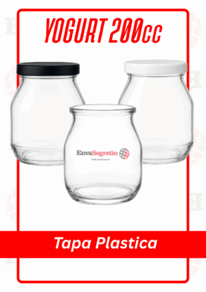 YOGURT 200cc Tapa Plástica