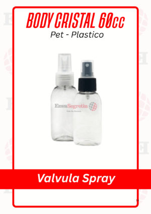 BODY PET CRISTAL 60cc VALVULA SPRAY