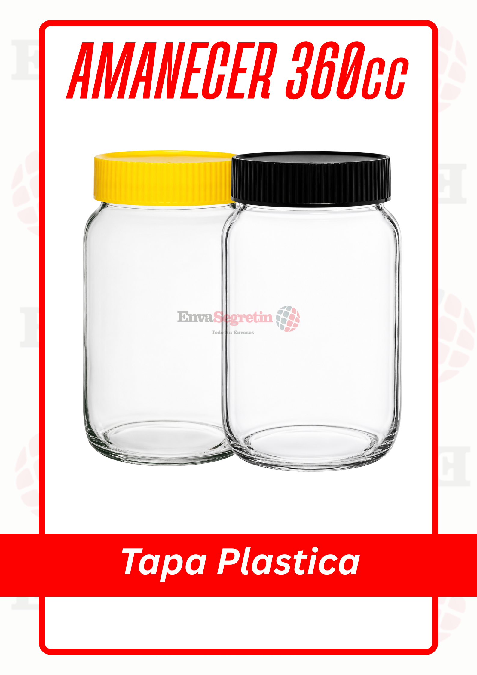 AMANECER 360cc CON TAPA PLASTICA