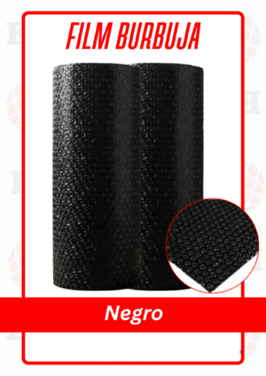 FILM BURBUJA ROLLO ENTERO NEGRO