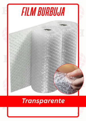 FILM BURBUJA ROLLO ENTERO TRANSPARENTE